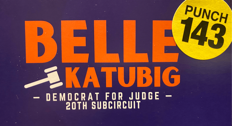 Belle Katubig - Democrat for Judge